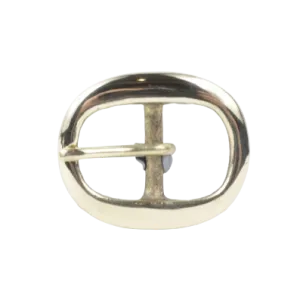 1 Inch 25mm Brass Oval Belt Buckle