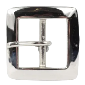 1.5 Inch 38mm Silver Square Belt Buckle