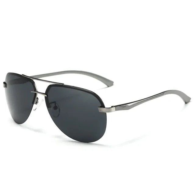 9 Colors Men's Polarized UV400 Protection Sunglasses with Metal Alloy Frame