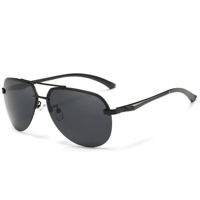 9 Colors Men's Polarized UV400 Protection Sunglasses with Metal Alloy Frame