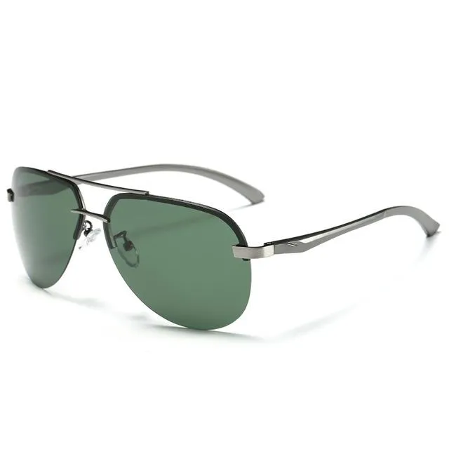 9 Colors Men's Polarized UV400 Protection Sunglasses with Metal Alloy Frame