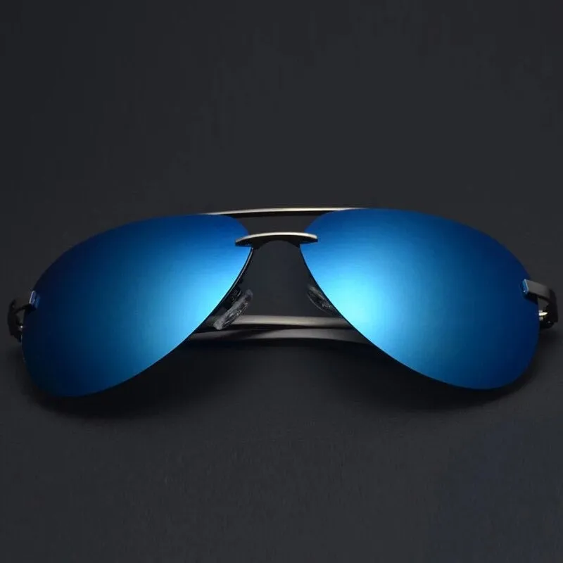 9 Colors Men's Polarized UV400 Protection Sunglasses with Metal Alloy Frame