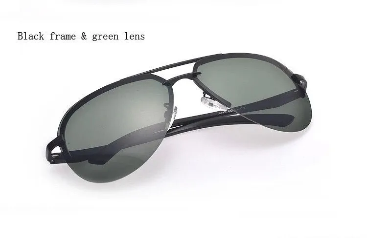 9 Colors Men's Polarized UV400 Protection Sunglasses with Metal Alloy Frame