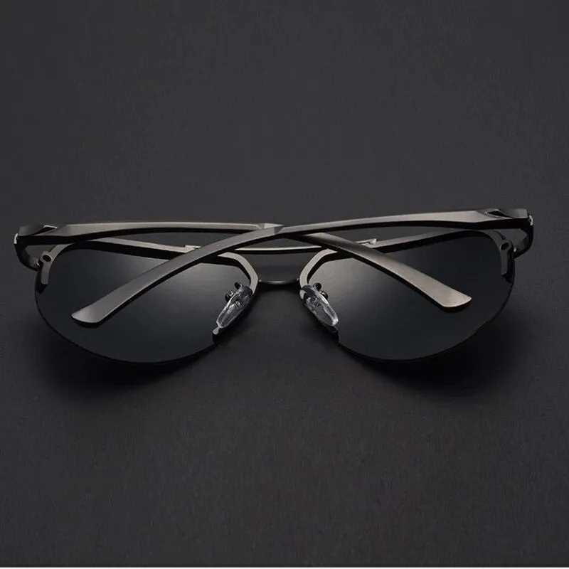 9 Colors Men's Polarized UV400 Protection Sunglasses with Metal Alloy Frame