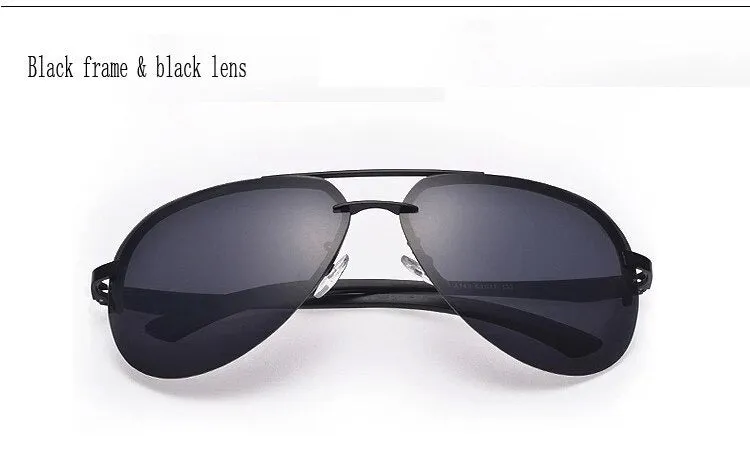 9 Colors Men's Polarized UV400 Protection Sunglasses with Metal Alloy Frame