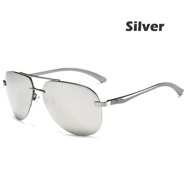 9 Colors Men's Polarized UV400 Protection Sunglasses with Metal Alloy Frame