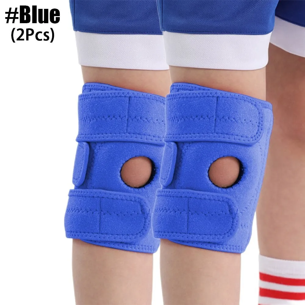 Adjustable Knee Brace with Silicone Pads for Cycling Basketball Football