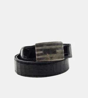 Alligator Belt Black