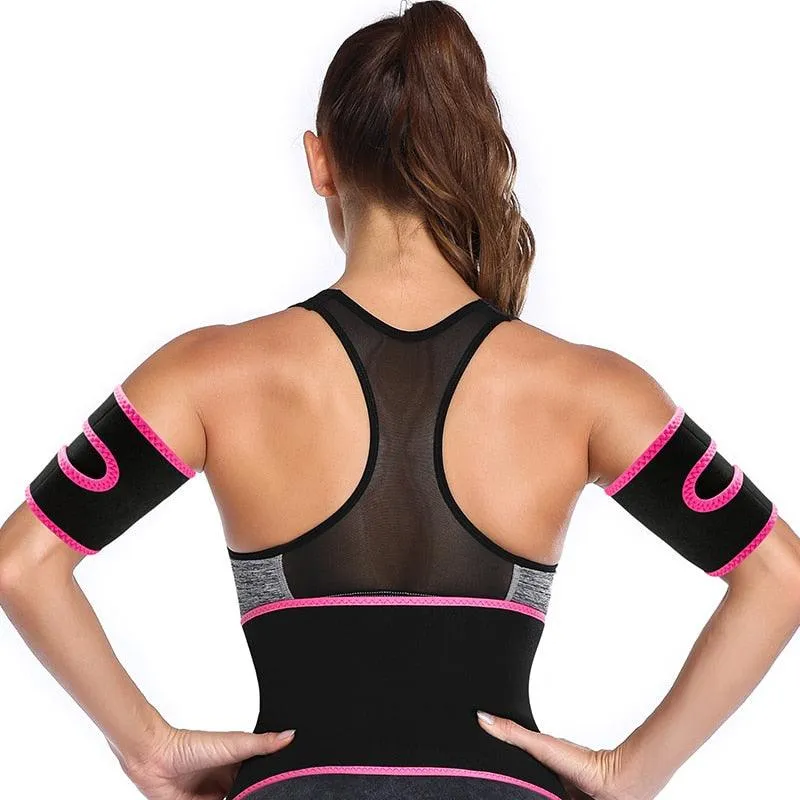 Arm Trimmers Pair  Gym Compression Bands for Men & Women