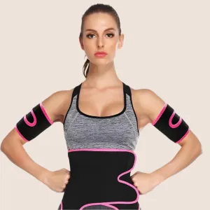 Arm Trimmers Pair  Gym Compression Bands for Men & Women