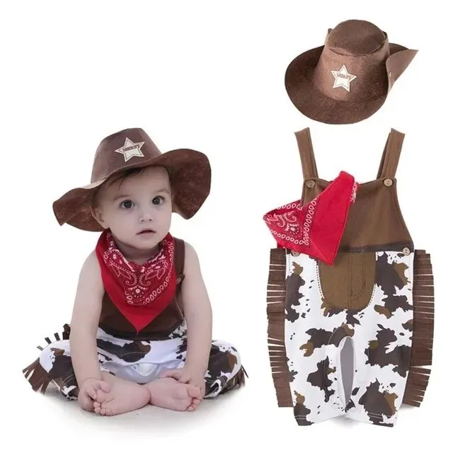 Baby Boy Cowboy Costume0-10Y, Cowboy Cosplay , Halloween Costume