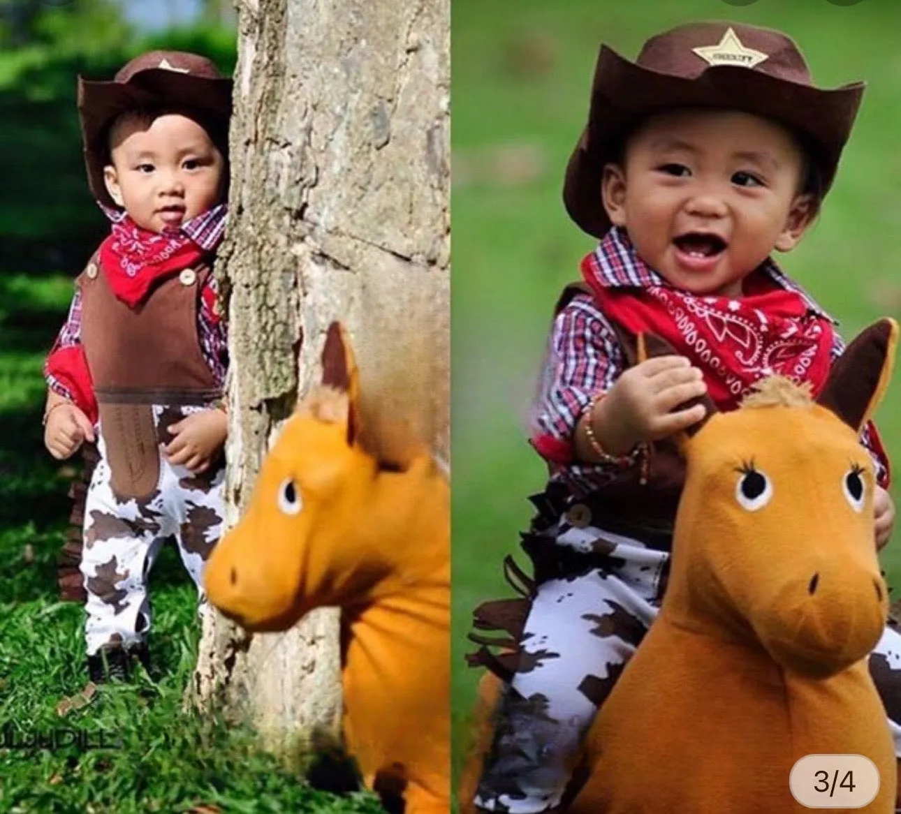 Baby Boy Cowboy Costume0-10Y, Cowboy Cosplay , Halloween Costume