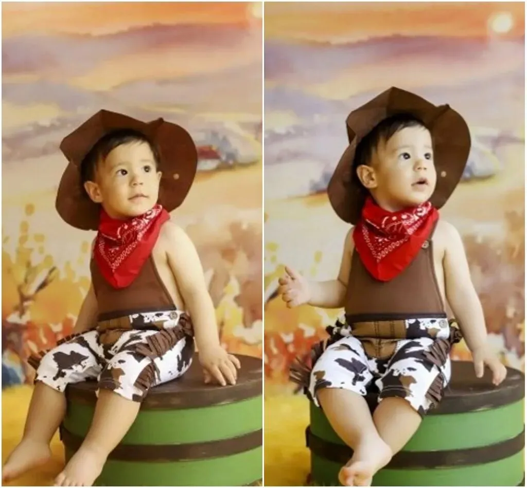 Baby Boy Cowboy Costume0-10Y, Cowboy Cosplay , Halloween Costume