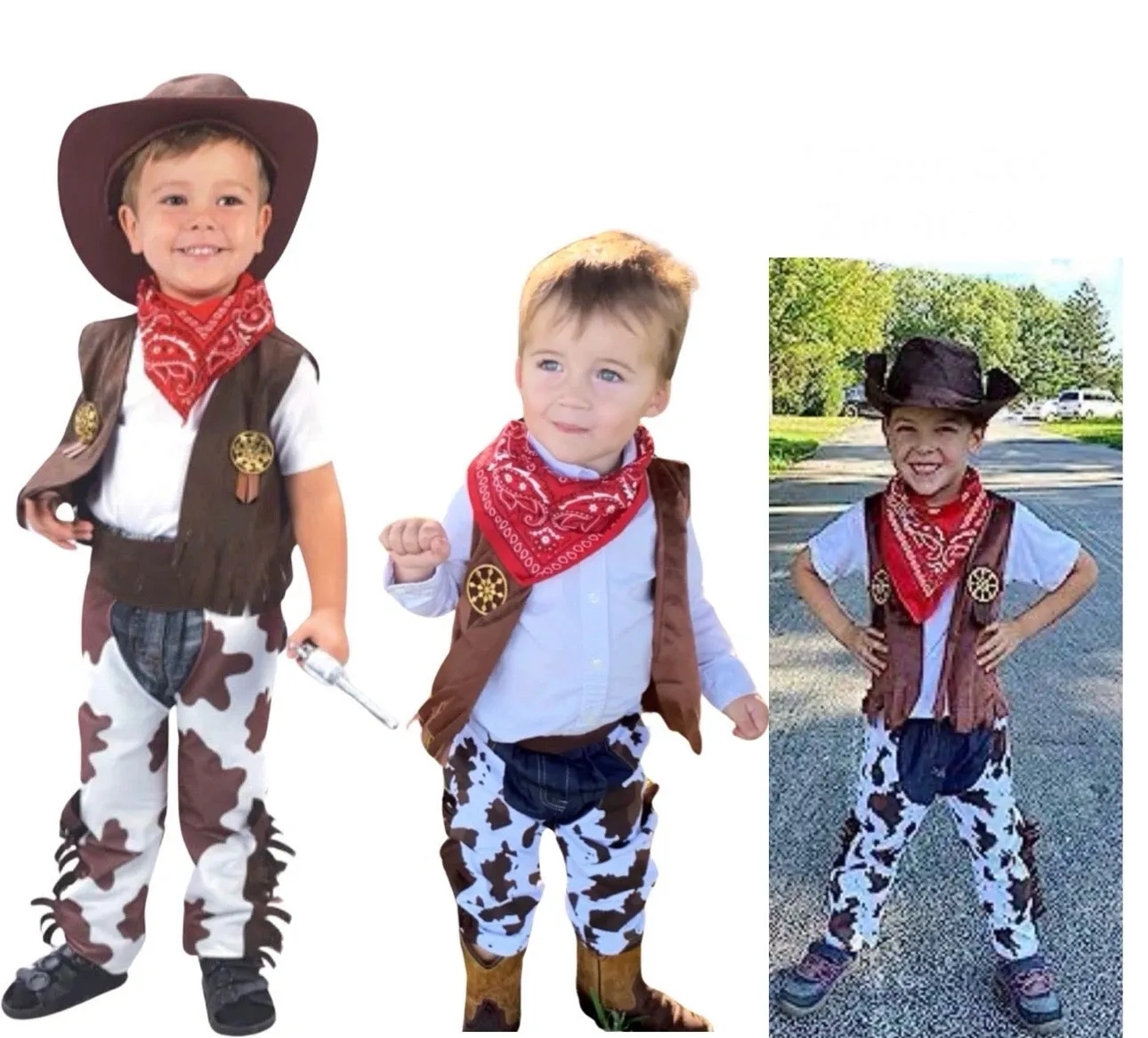 Baby Boy Cowboy Costume0-10Y, Cowboy Cosplay , Halloween Costume