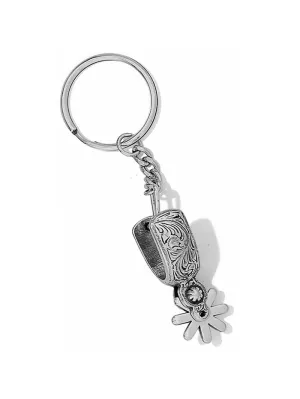 Brighton 08650 Miniature Spur Key Fob Silver