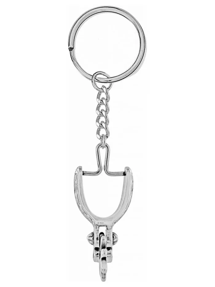 Brighton 08650 Miniature Spur Key Fob Silver