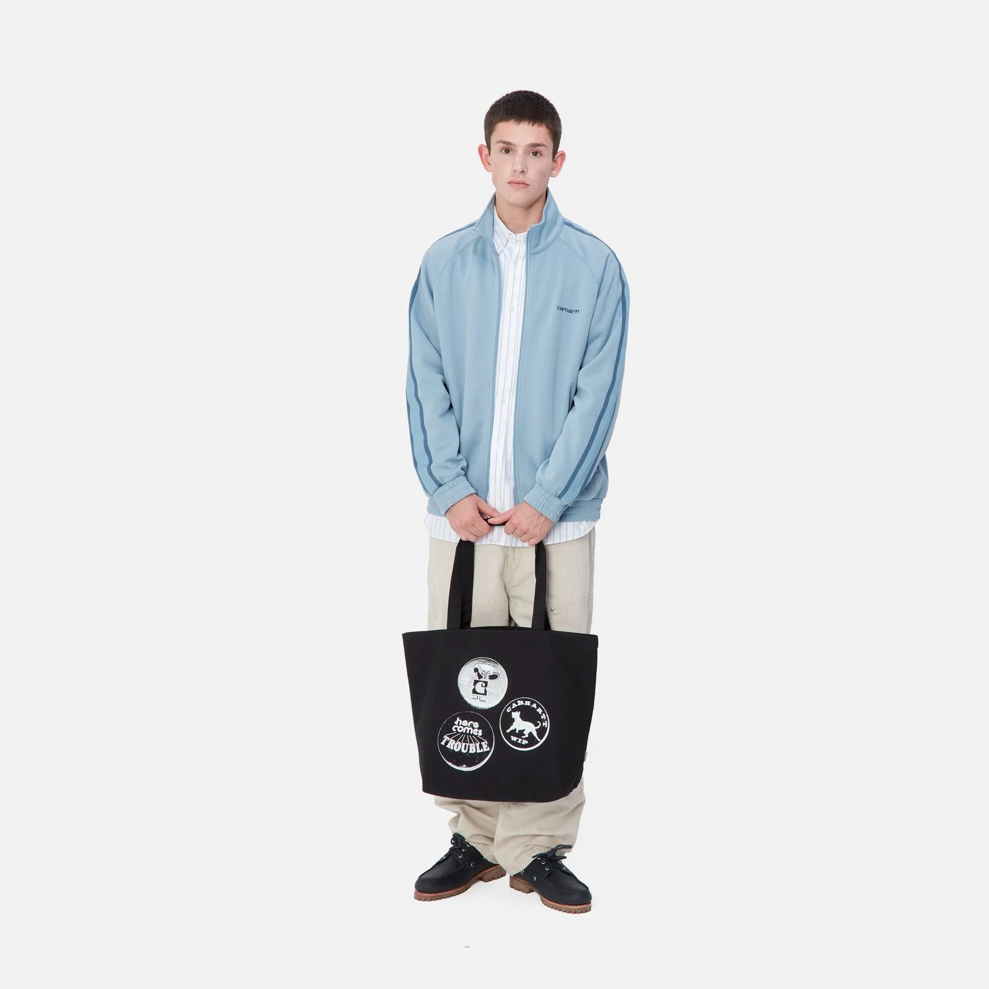 Canvas Graphic Tote | White Pins Print