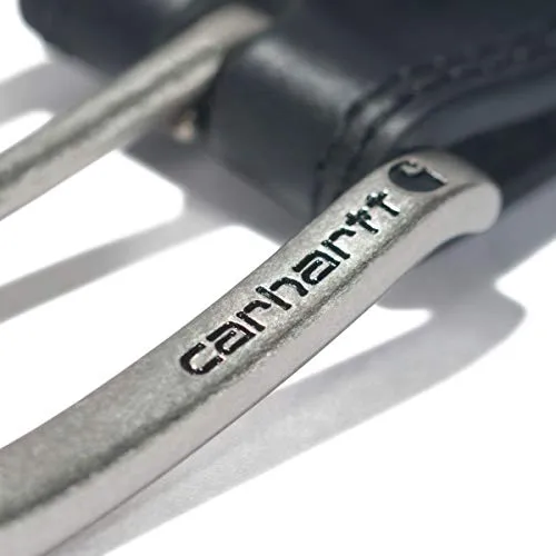Carhartt A0005503 Men's Leather Engraved Buckle Belt