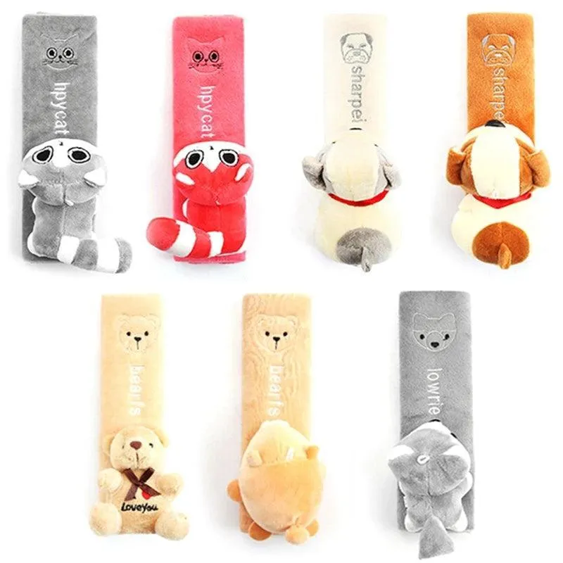 Cartoon Animal Seat Belt Cushion: Neck Support for Kids