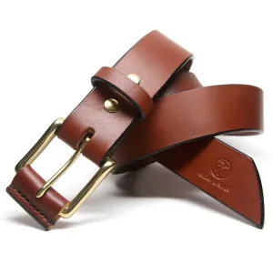Classic Leather Belt – Russet Brown Bridle
