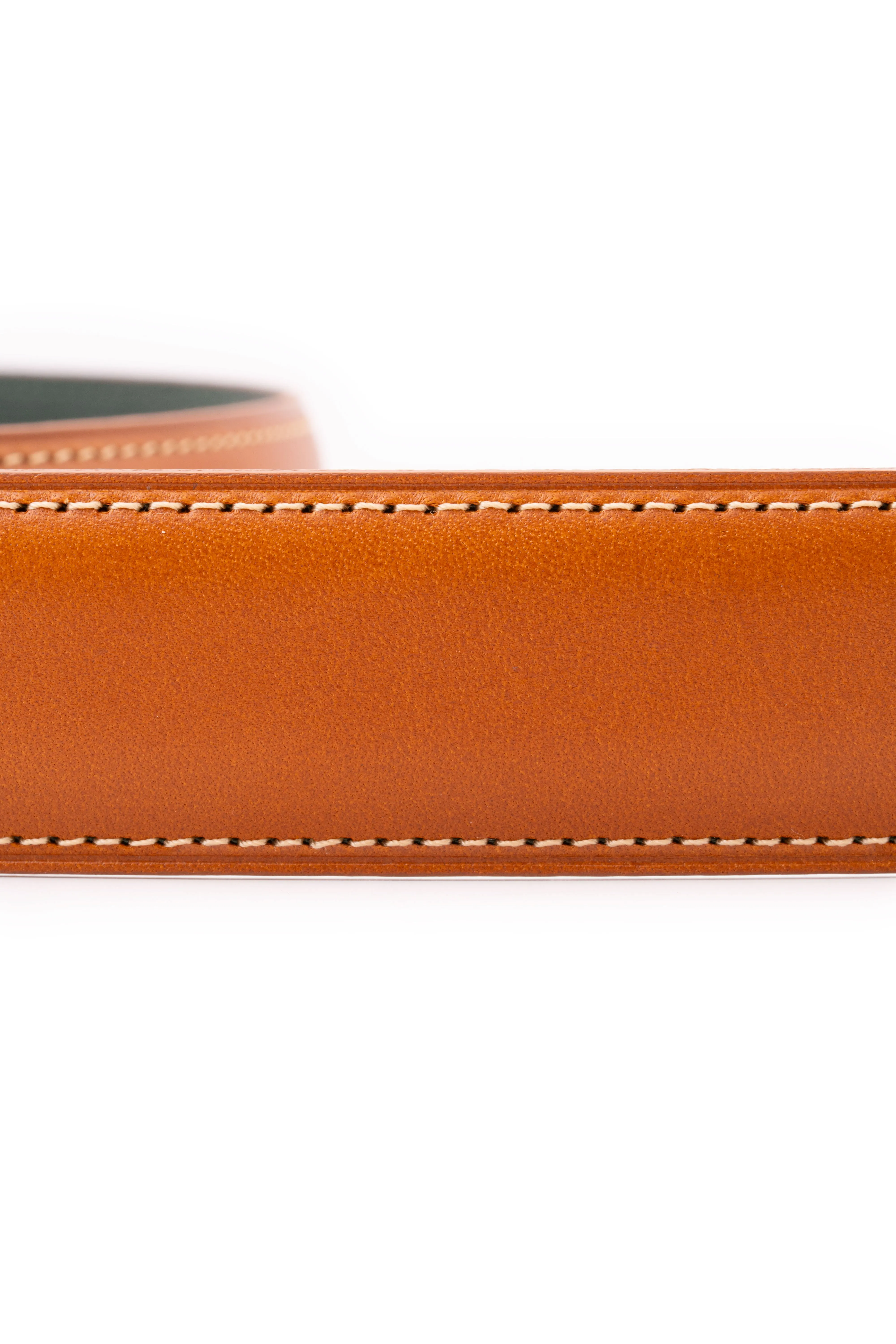 Cognac Tan Leather Belt