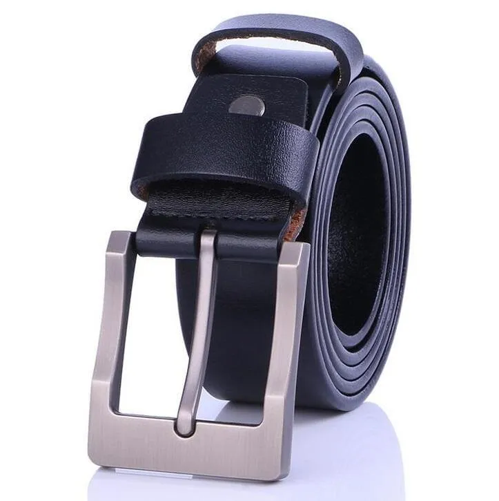 Cow Leather Black Belts ZK033