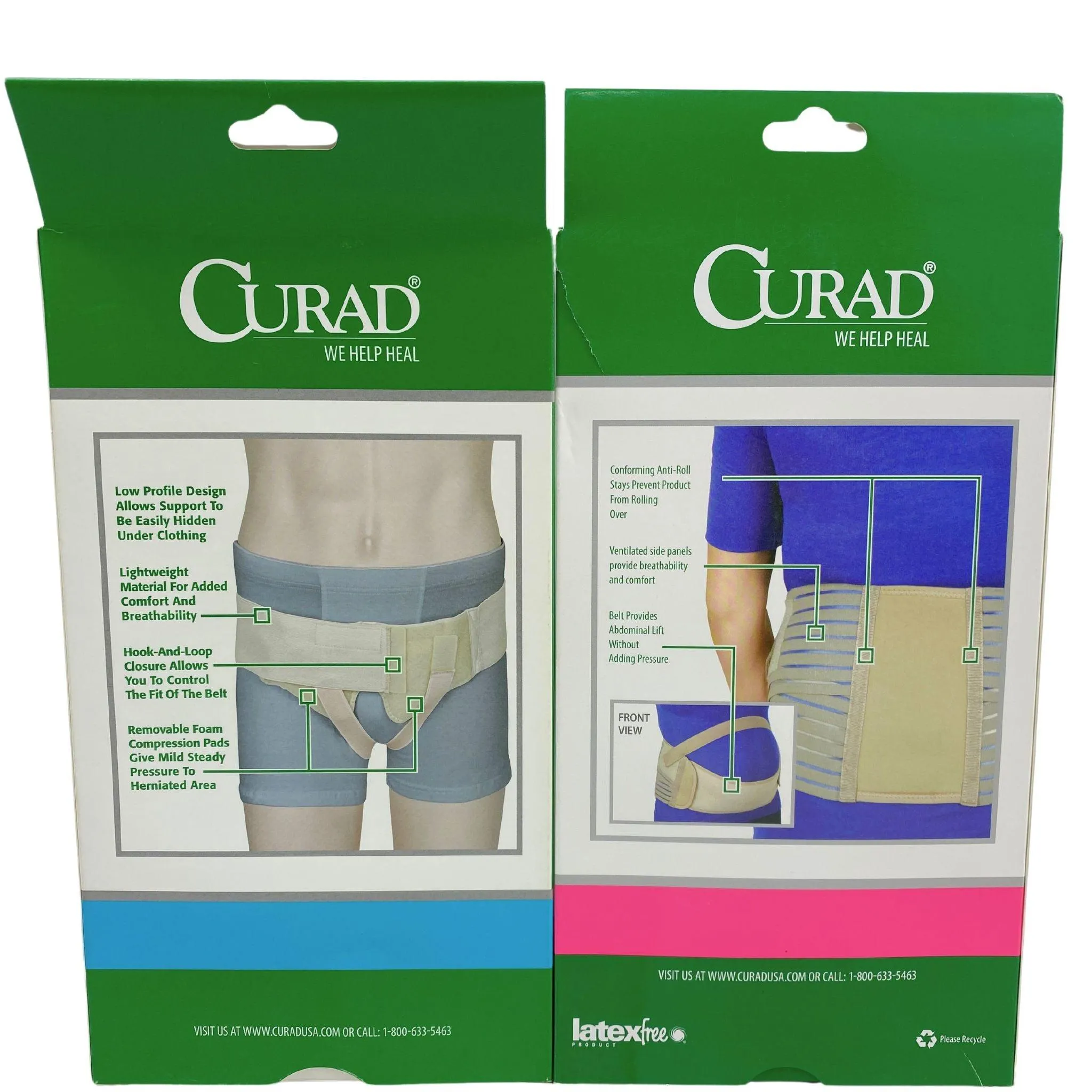 Curad We Help Heal , Maternity Belt & Hernia Belt With Compression Pads (50 Pcs Lot)