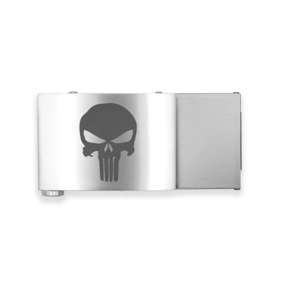 CUSTOM ENGRAVED X4 STAINLESS STEEL GUN BUCKLES 1.5" [BUCKLE ONLY]
