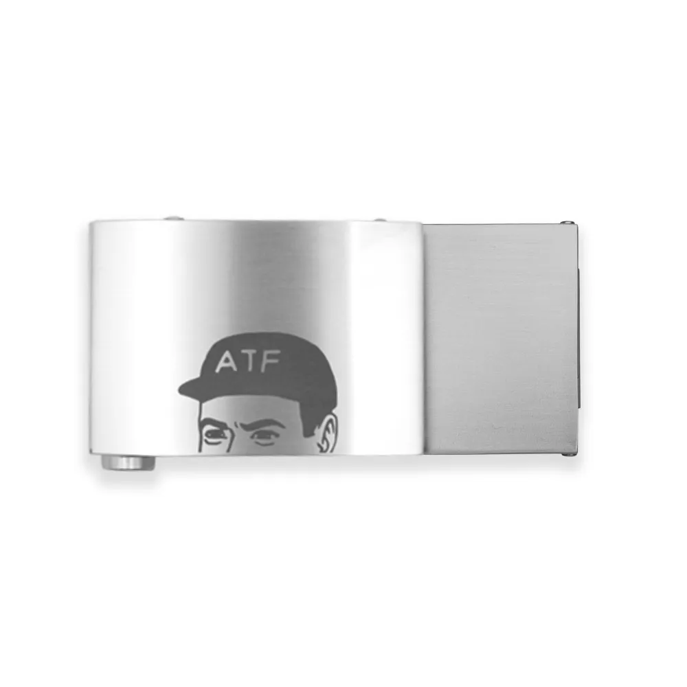 CUSTOM ENGRAVED X4 STAINLESS STEEL GUN BUCKLES 1.5" [BUCKLE ONLY]