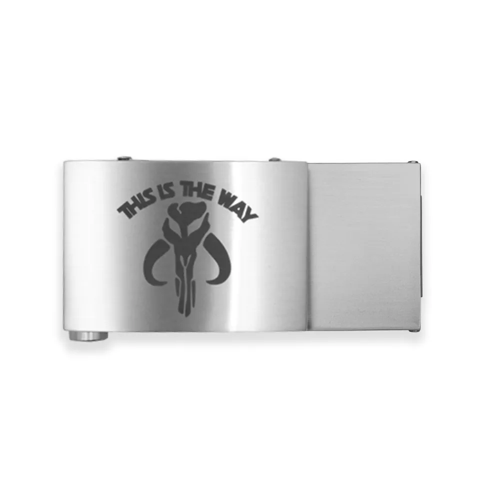CUSTOM ENGRAVED X4 STAINLESS STEEL GUN BUCKLES 1.5" [BUCKLE ONLY]