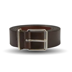Dark Brown Calf Leather 30mm Belt