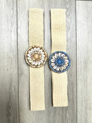 Decorative Shell Stretch Belt