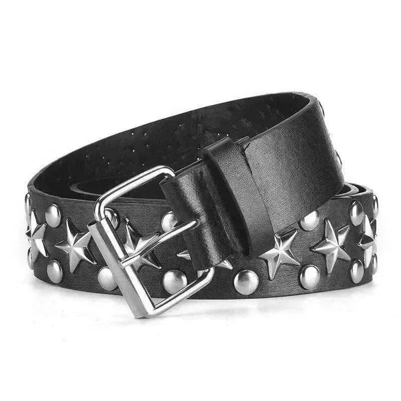 Fashion Needle Buckle Versatile Punk Style Belt For Women