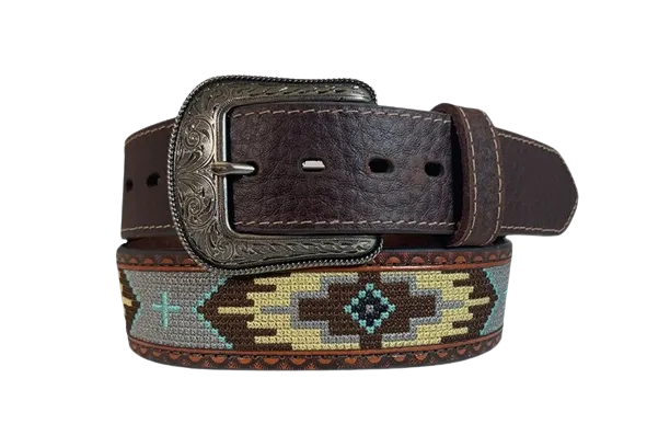 Gem Dandy Men's Brown Roper Belt