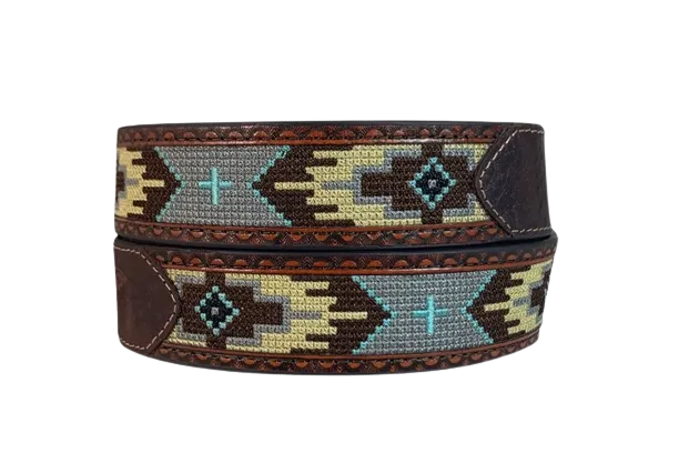 Gem Dandy Men's Brown Roper Belt