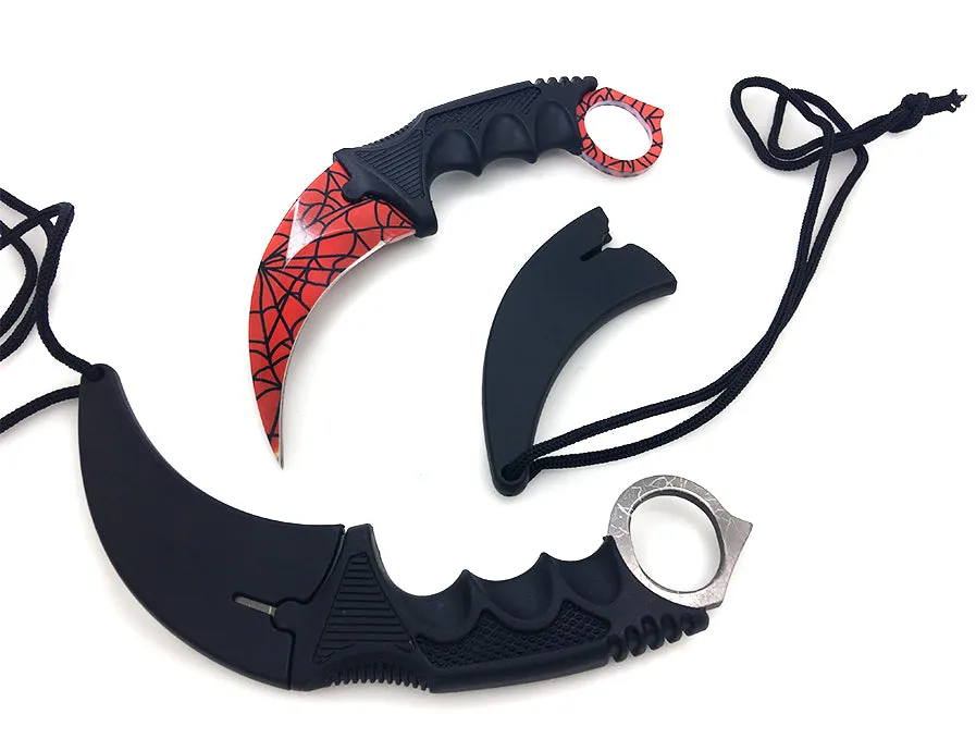 Karambit Fixed Blade Talon Prop Blunt Knife