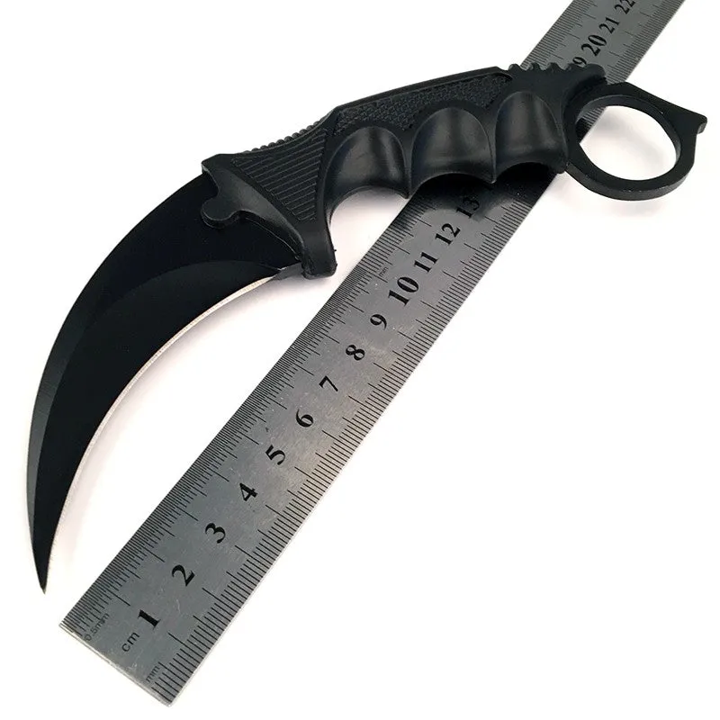 Karambit Fixed Blade Talon Prop Blunt Knife