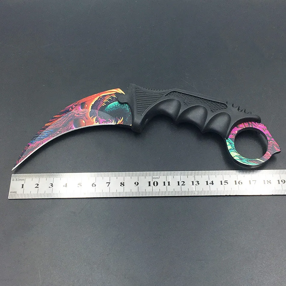 Karambit Fixed Blade Talon Prop Blunt Knife