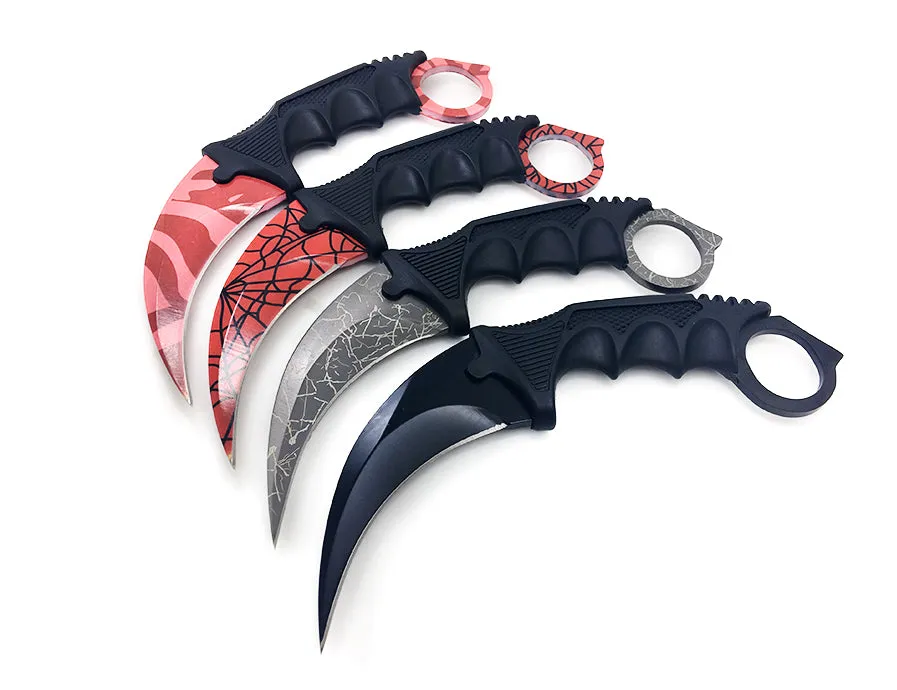 Karambit Fixed Blade Talon Prop Blunt Knife