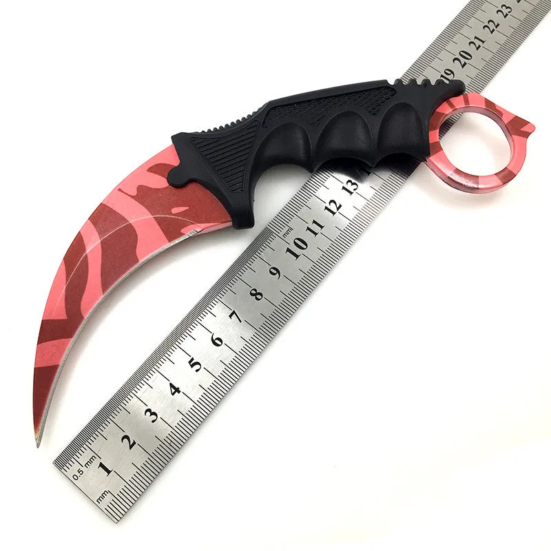 Karambit Fixed Blade Talon Prop Blunt Knife