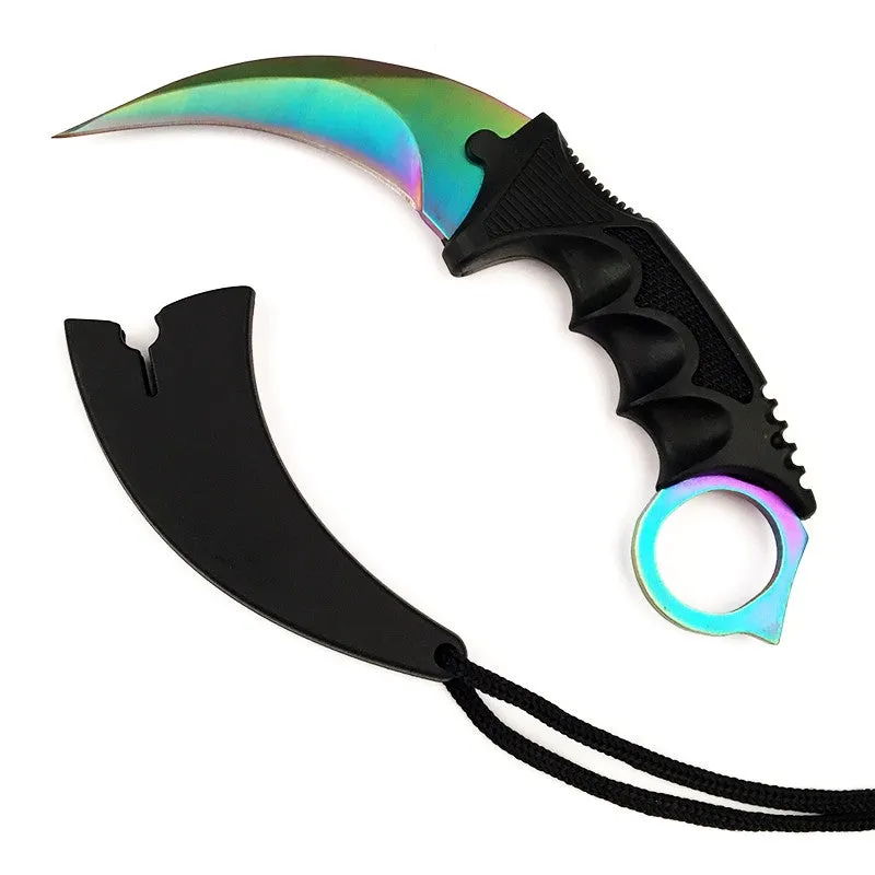 Karambit Fixed Blade Talon Prop Blunt Knife