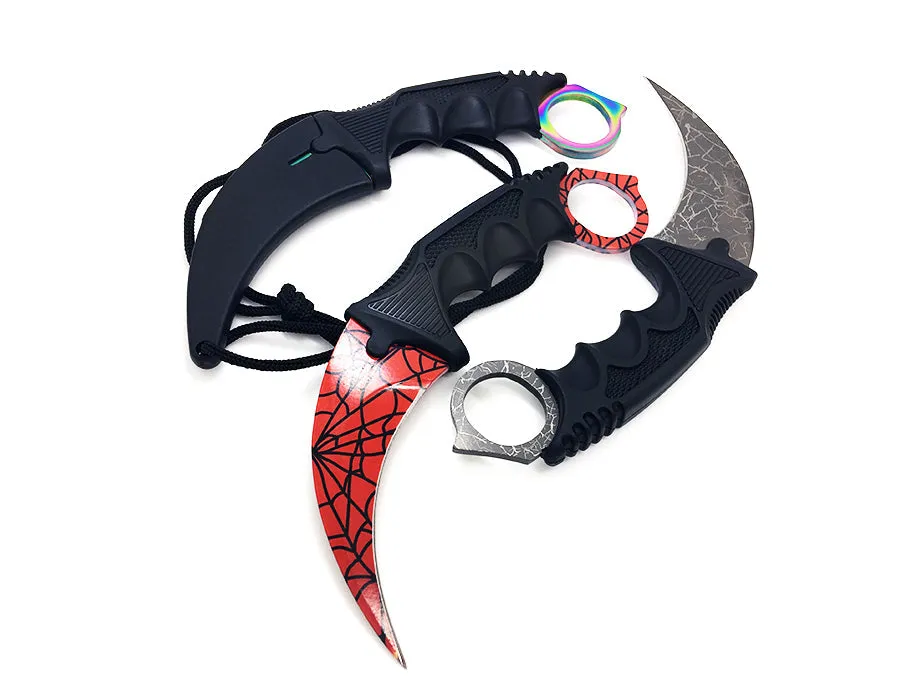 Karambit Fixed Blade Talon Prop Blunt Knife