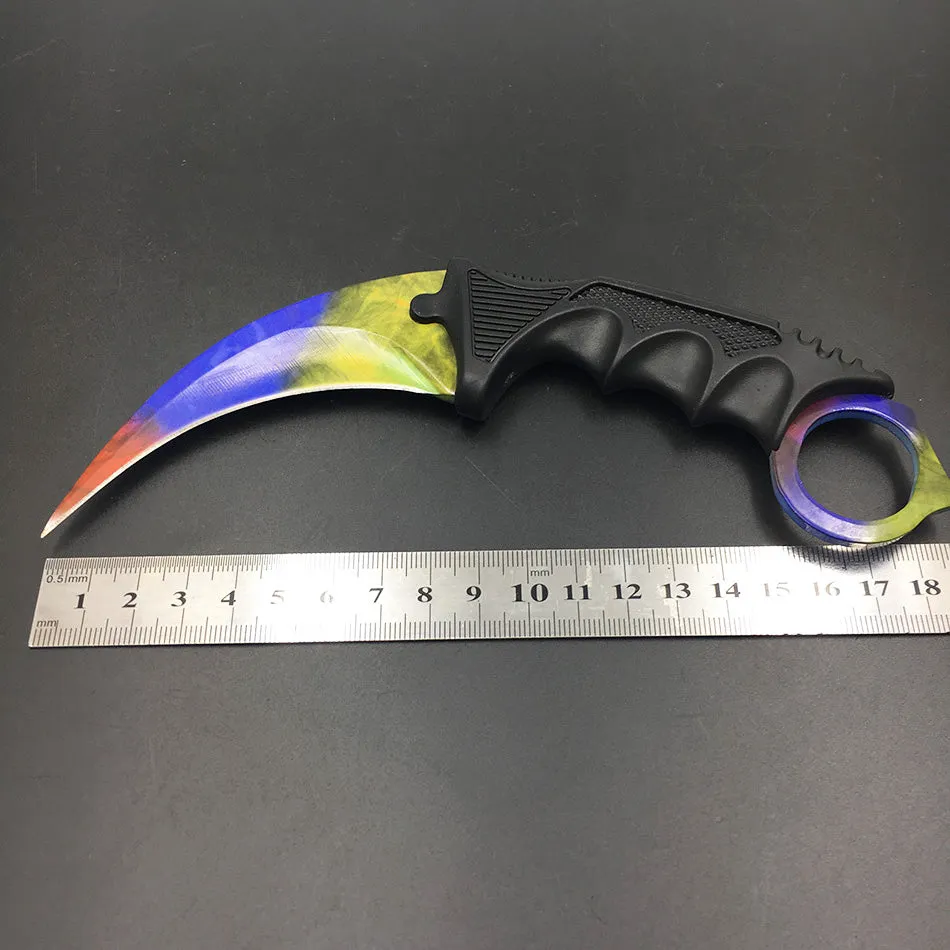 Karambit Fixed Blade Talon Prop Blunt Knife