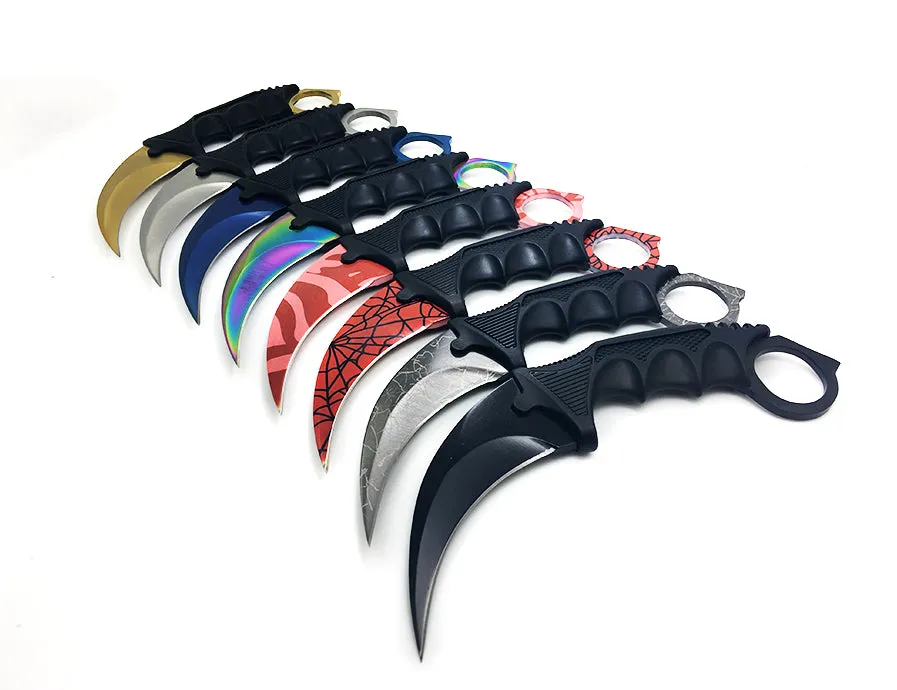 Karambit Fixed Blade Talon Prop Blunt Knife