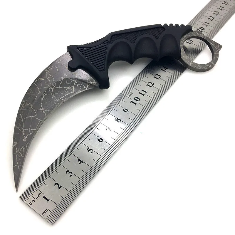 Karambit Fixed Blade Talon Prop Blunt Knife