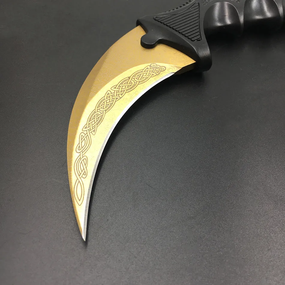 Karambit Fixed Blade Talon Prop Blunt Knife