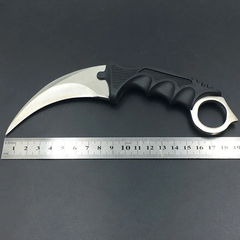 Karambit Fixed Blade Talon Prop Blunt Knife