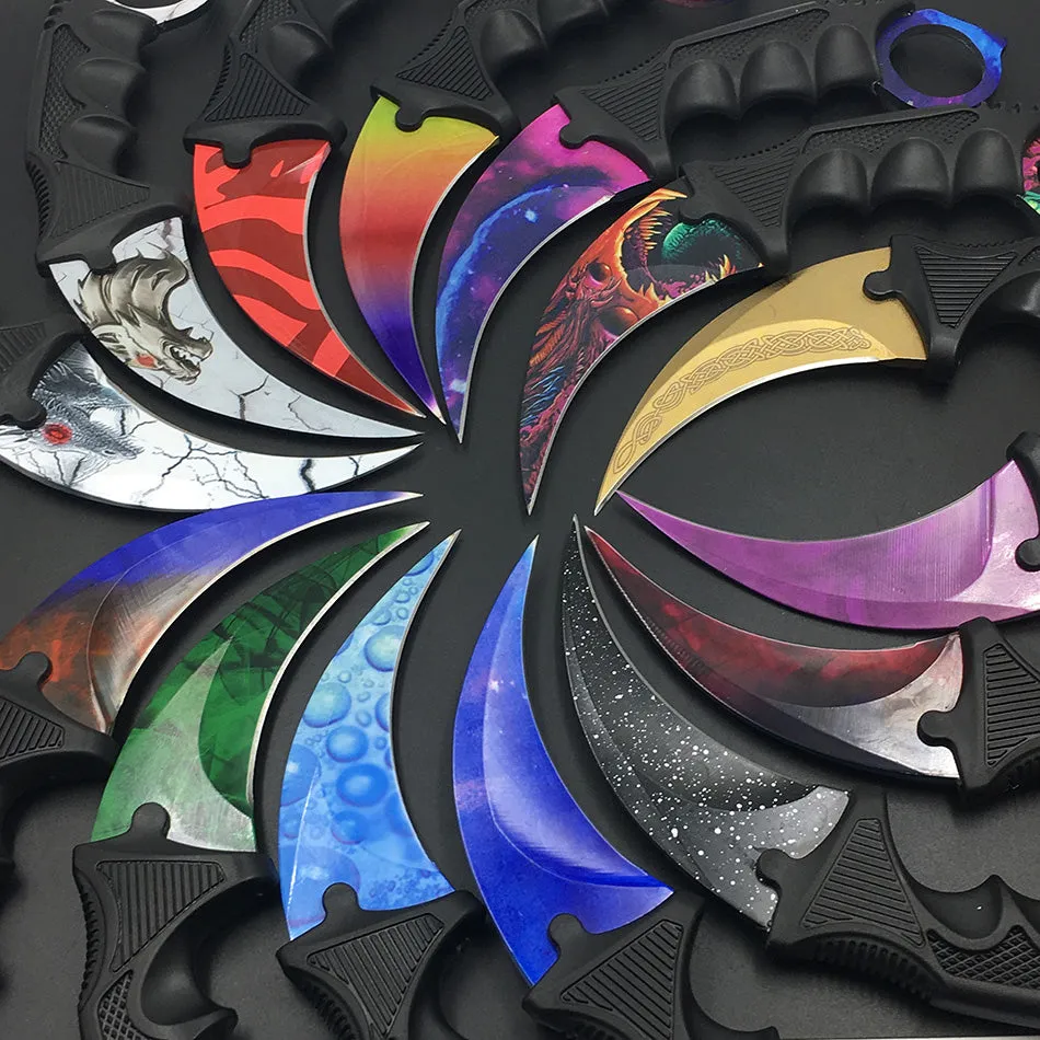 Karambit Fixed Blade Talon Prop Blunt Knife