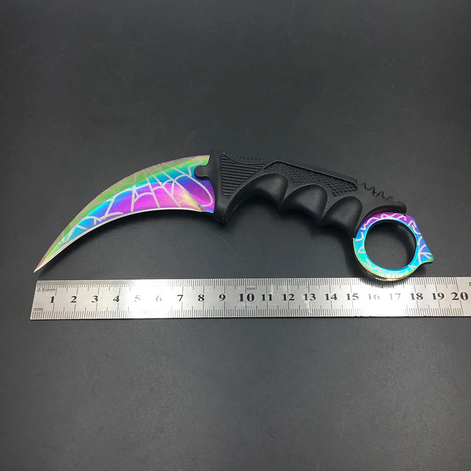 Karambit Fixed Blade Talon Prop Blunt Knife