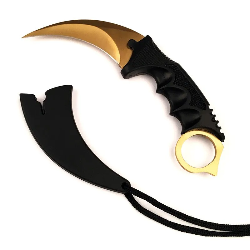 Karambit Fixed Blade Talon Prop Blunt Knife
